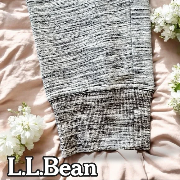 NEW 🌸 L.L. Bean Women’s Luxury Ultra Soft Jogger Sweats, Gray Track Pants - Picture 9 of 17